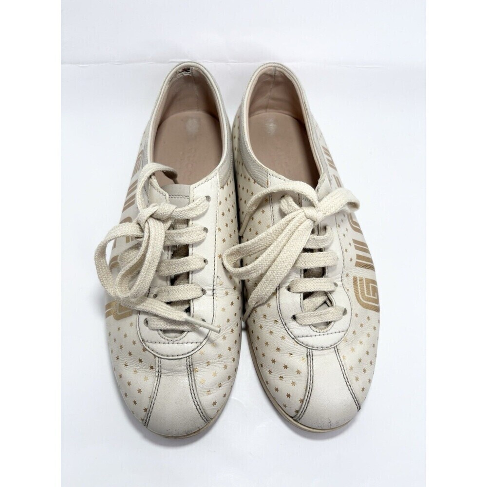 Gucci Cream and Red Sneakers - Picture 3 of 12